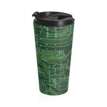 Load image into Gallery viewer, 729 Microchip Stainless Steel Travel Mug - 15oz