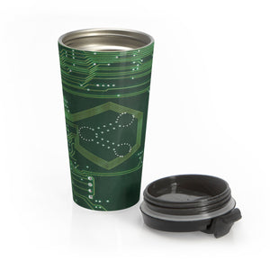 729 Microchip Stainless Steel Travel Mug - 15oz