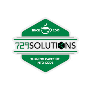 729 Turning Caffeine Into Code Stickers