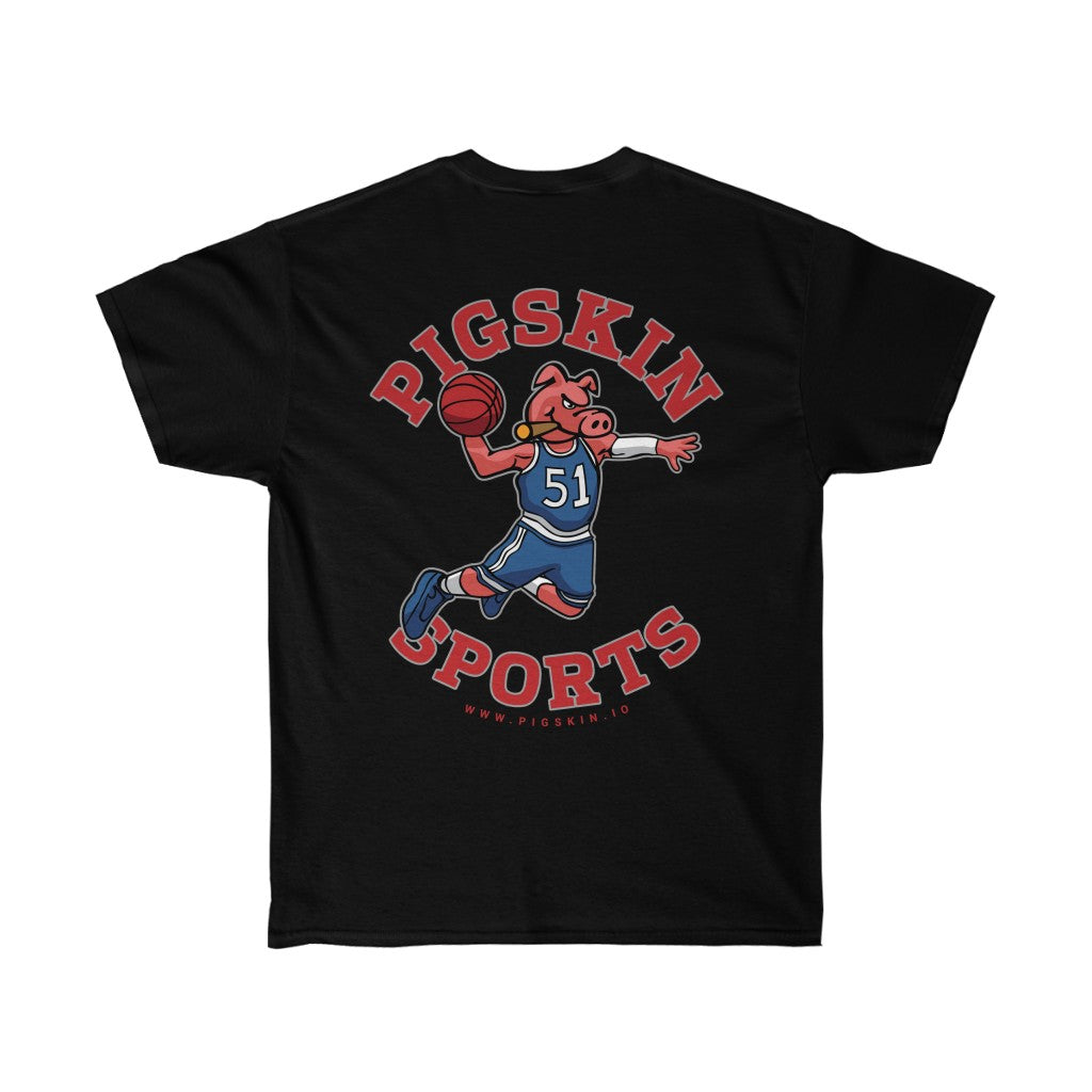 Pigskin Basketball Tee